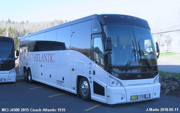 BUS/AUTOBUS: MCI J4500 2015 Coach Atlantic