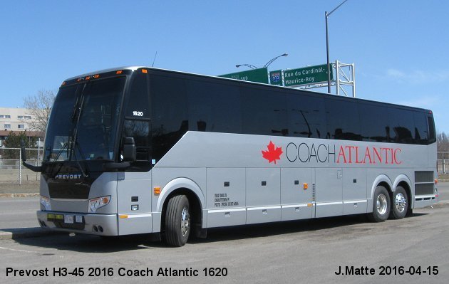 BUS/AUTOBUS: Prevost H3-45 2016 Coach Atlantic