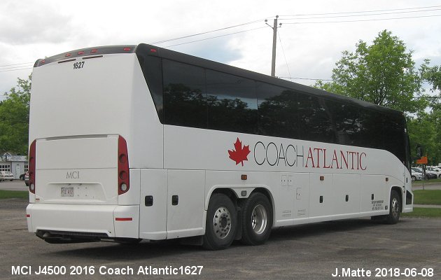 BUS/AUTOBUS: MCI J4500 2016 Coach Atlantic