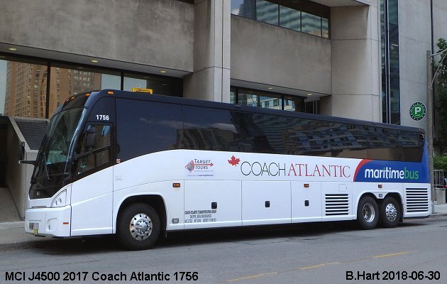 BUS/AUTOBUS: MCI J4500 2017 Coach Atlantic