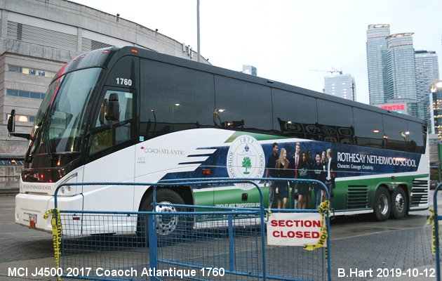 BUS/AUTOBUS: MCI J4500 2017 Coach Atlantique