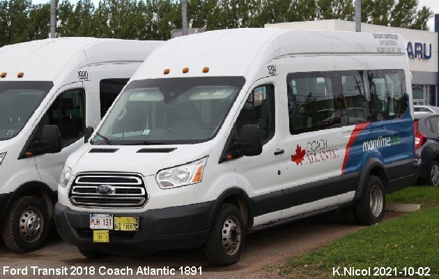BUS/AUTOBUS: Ford Transit 2018 Coach Atlantic