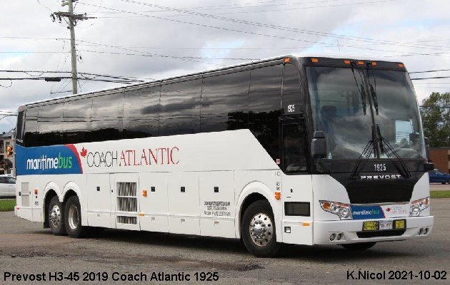 BUS/AUTOBUS: Prevost H3-45 2019 Coach Atlantic