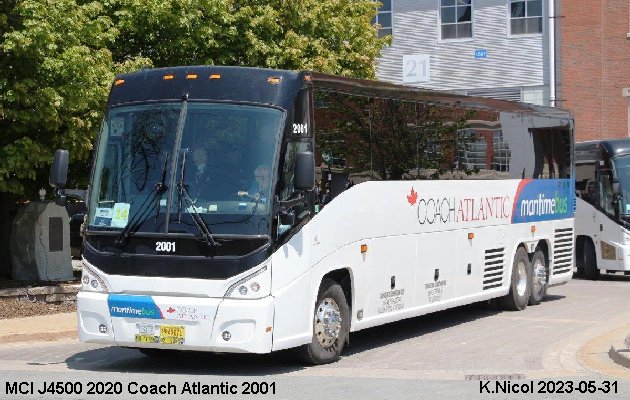 BUS/AUTOBUS: MCI J4500 2020 Coach Atlantic