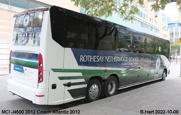 BUS/AUTOBUS: MCI J4500 2012 Coach Atlantic