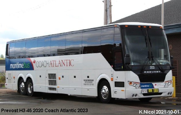 BUS/AUTOBUS: Prevost H3-45 2020 Coach Atlantic