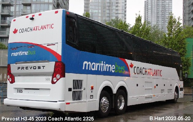 BUS/AUTOBUS: Prevost H3-45 2023 Coach Atlantic