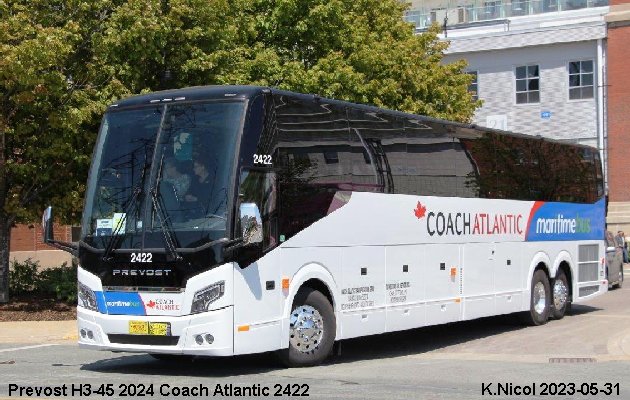 BUS/AUTOBUS: Prevost H3-45 2024 Coach Atlantic