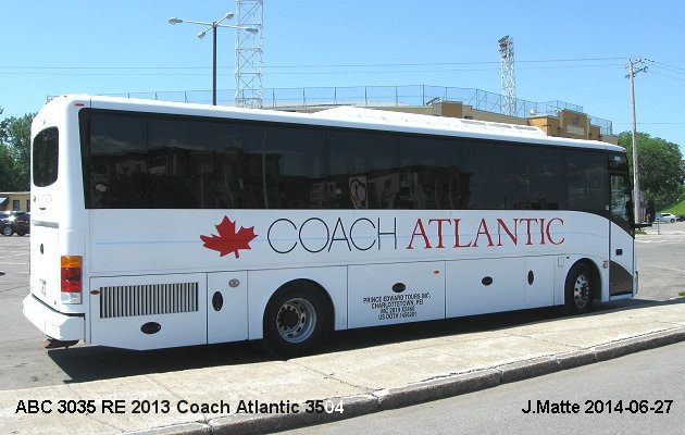 BUS/AUTOBUS: ABC 3035 RE 2013 Coach Atlantic