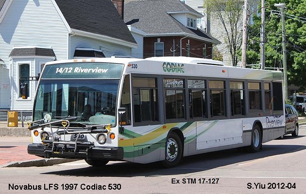 BUS/AUTOBUS: Novabus LFS 1997 Codiac Transit