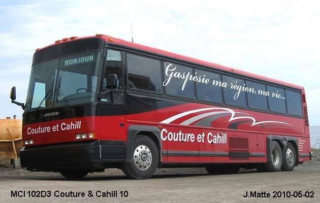 BUS/AUTOBUS: MCI 102D3 1994 Couture&Cahill