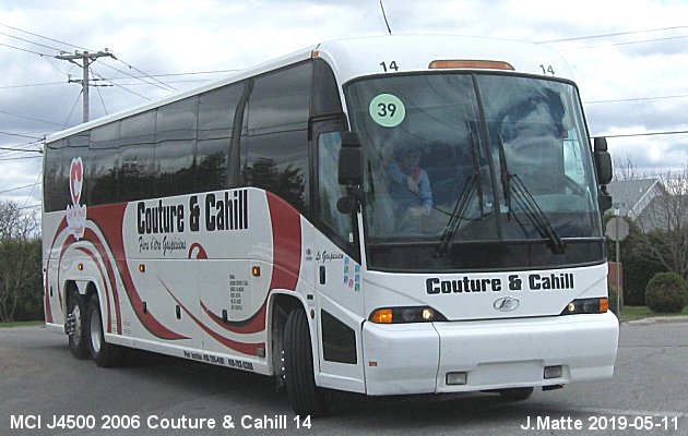 BUS/AUTOBUS: MCI J4500 2006 Couture & Cahill