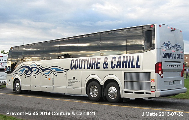 BUS/AUTOBUS: Prevost H3-45 2014 Couture & Cahill