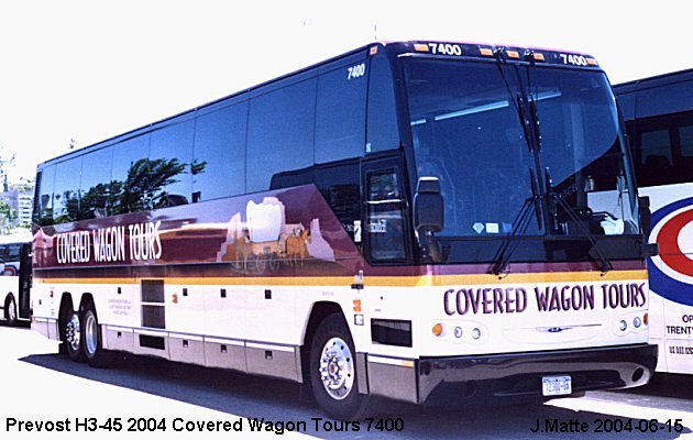 BUS/AUTOBUS: Prevost H3-45 2004 Covered Wagon
