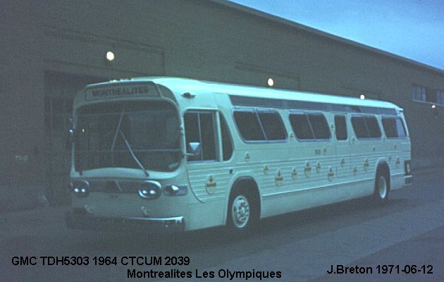 BUS/AUTOBUS: GMC TDH 5303 1964 CTCUM