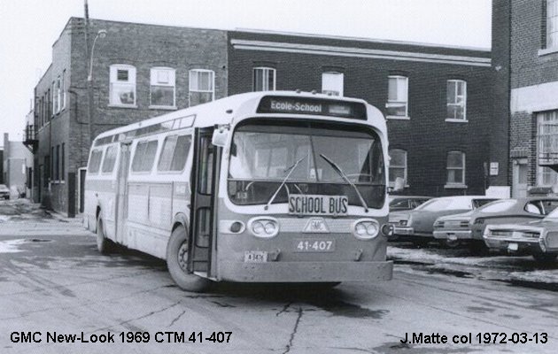 BUS/AUTOBUS: GMC New Look 1969 C.T.M.