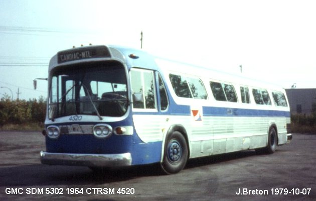 BUS/AUTOBUS: GMC SDM4519 1964 Metropolitain-Sud