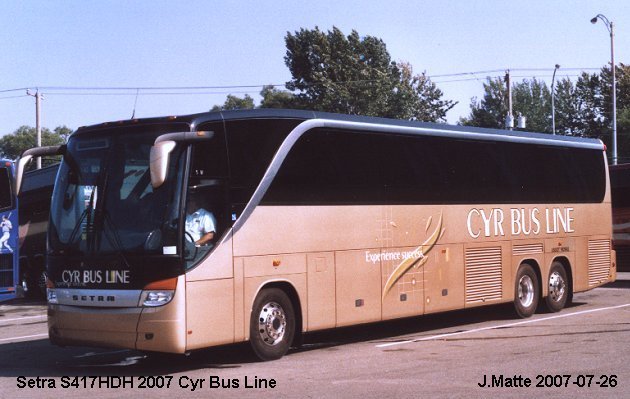 BUS/AUTOBUS: Setra S417HDH 2007 Cyr Bus Line