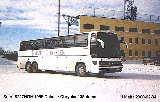 BUS/AUTOBUS: Setra S217HDH 1998 Daimler
