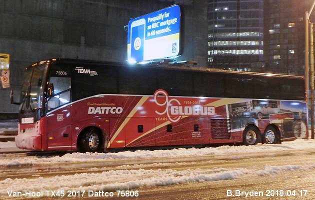 BUS/AUTOBUS: Van Hool TX45 2017 Dattco