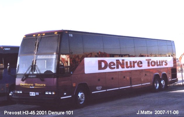 BUS/AUTOBUS: Prevost H3-45 2001 Denure