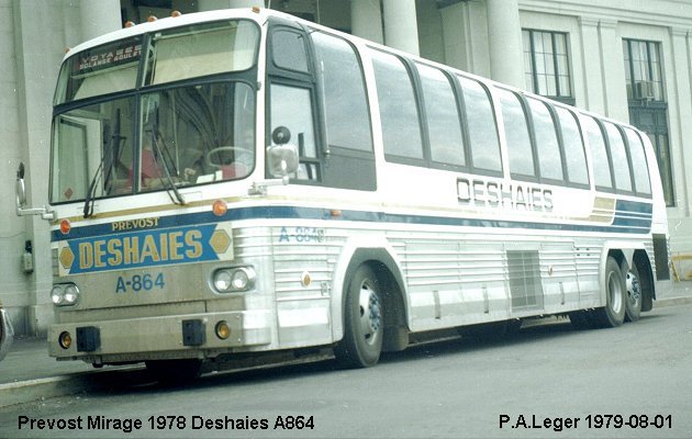 BUS/AUTOBUS: Prevost Midsize 1978 Deshaies