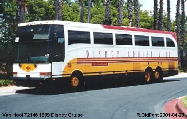 BUS/AUTOBUS: Van Hool T2145 1999 DisneyTransport