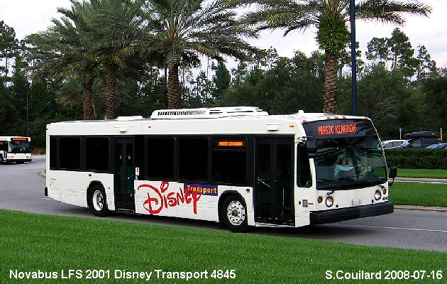 BUS/AUTOBUS: Novabus LFS 2001 DisneyTransport