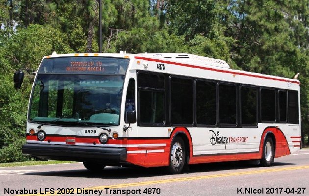 BUS/AUTOBUS: Novabus LFS 2002 DisneyTransport