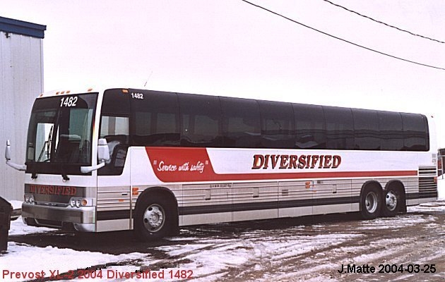 BUS/AUTOBUS: Prevost XL-2 2005 Diversified
