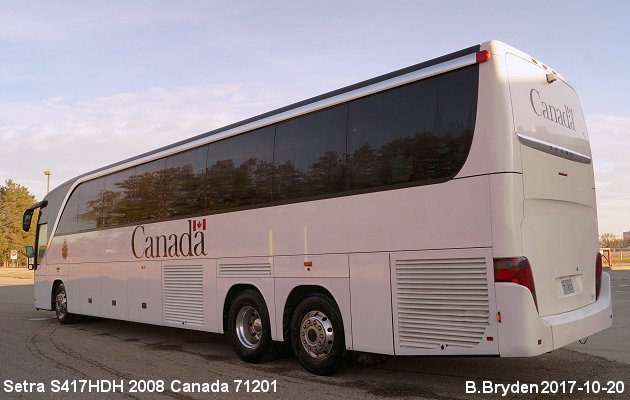 BUS/AUTOBUS: Setra S417 2008 DND Canada