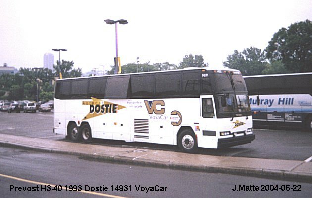 BUS/AUTOBUS: Prevost H3-40 1993 Dostie
