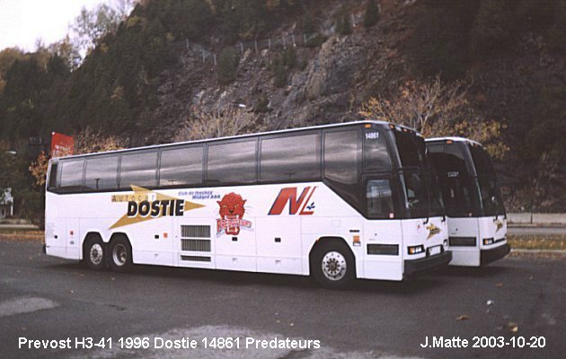BUS/AUTOBUS: Prevost H3-41 1996 Dostie