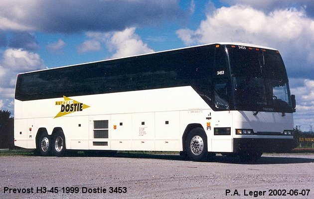 BUS/AUTOBUS: Prevost H3-45 1999 Dostie