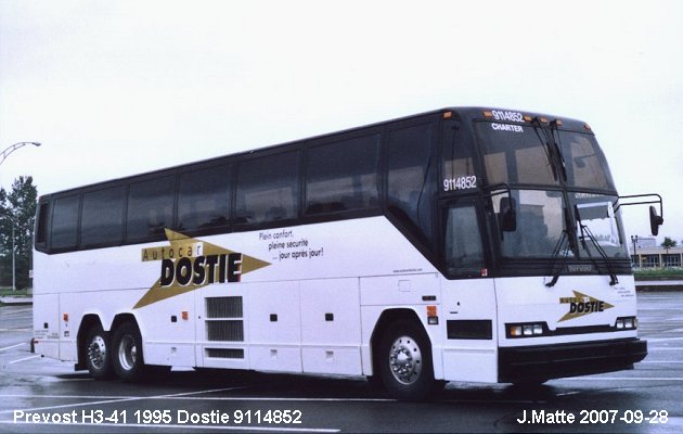BUS/AUTOBUS: Prevost H3-41 1995 Dostie