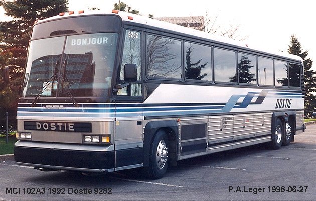 BUS/AUTOBUS: MCI 102A3 1992 Dostie