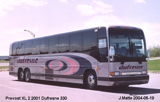 BUS/AUTOBUS: Prevost XL-2 2001 Dufresne