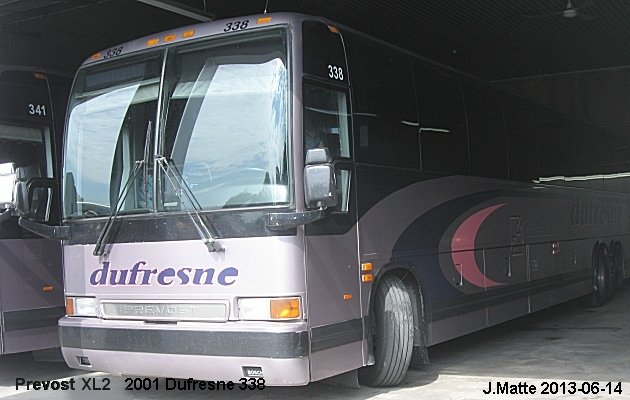 BUS/AUTOBUS: Prevost XL2 2001 Dufresne