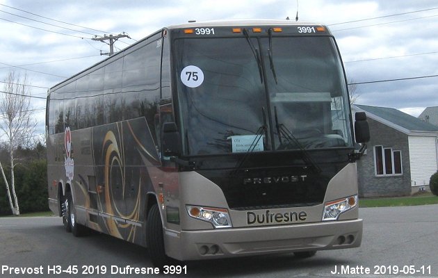 BUS/AUTOBUS: Prevost H3-45 2019 Dufresne