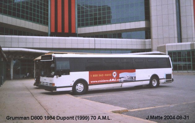 BUS/AUTOBUS: Grumman D 800 1984 Dupont (1999)