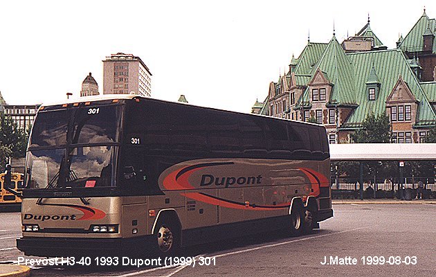 BUS/AUTOBUS: Prevost H3-40 1993 Dupont (1999)