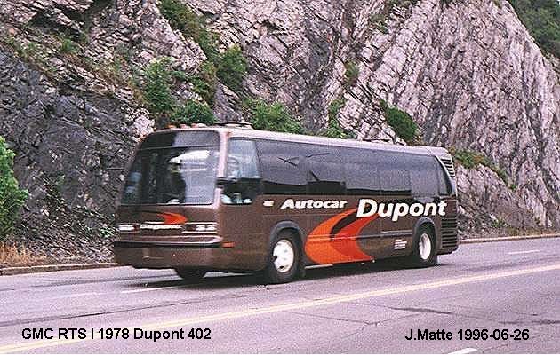 BUS/AUTOBUS: GMC RTS I 1978 Dupont