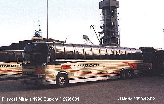 BUS/AUTOBUS: Prevost Mirage 1996 Dupont (1999)
