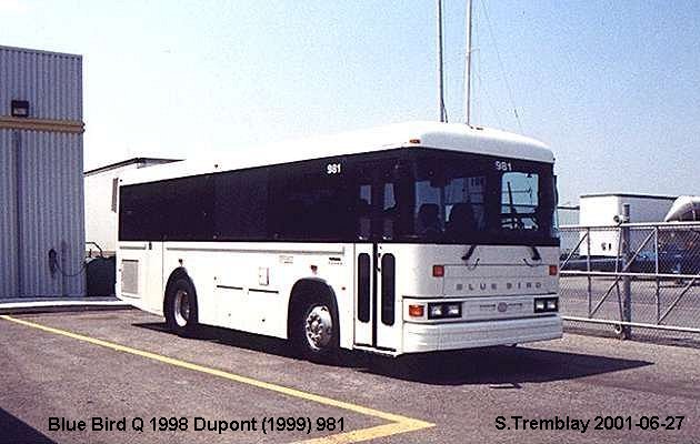 BUS/AUTOBUS: Blue Bird Q Type 1998 Dupont (1999)
