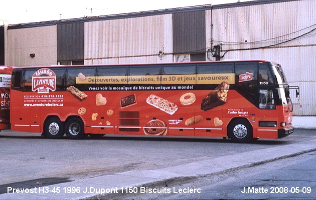 BUS/AUTOBUS: Prevost H3-45 1996 Dupont J