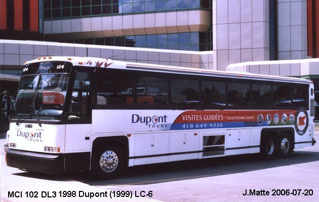 BUS/AUTOBUS: MCI 102A3 1998 Dupont (1999)