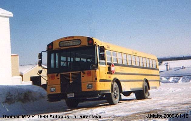 BUS/AUTOBUS: Thomas MVP 1999 La Durantaye Autobus