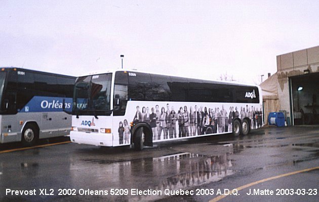 BUS/AUTOBUS: Prevost XL2 2002 Orleans