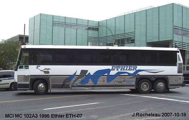 BUS/AUTOBUS: MCI MC 102A3 1995 Ethier