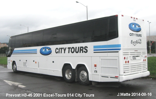 BUS/AUTOBUS: Prevost H3-45 2001 Excel-Tours